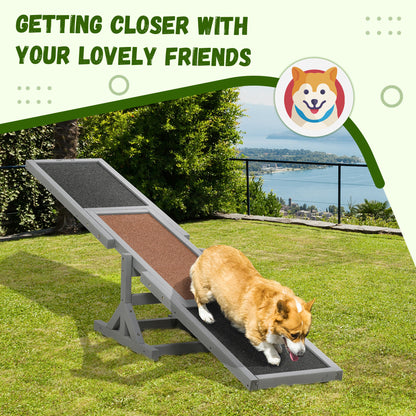 Pet Seesaw Wood Dog Supply Sport Training Equipment Run Game