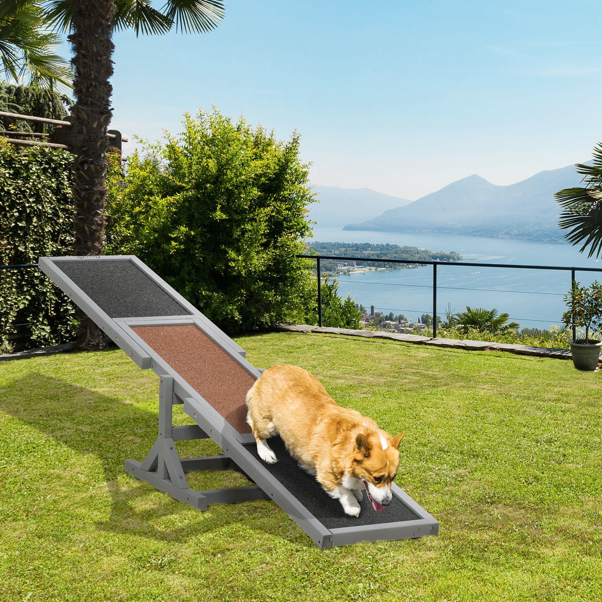 Pet Seesaw Wood Dog Supply Sport Training Equipment Run Game