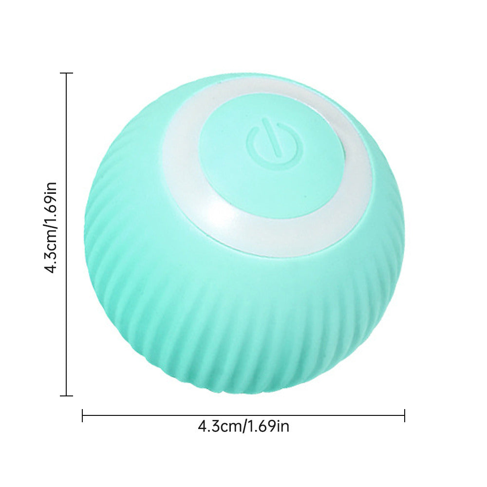 Electric Cat Ball Toys Automatic Rolling Smart Cat Toys Interactive for Cats Training Self-Moving Kitten Toys for Indoor Playing